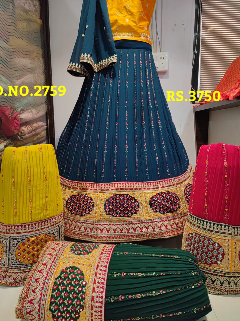 New Designer Non Catlouge Lehangas Wholesaler Supplier From Surat