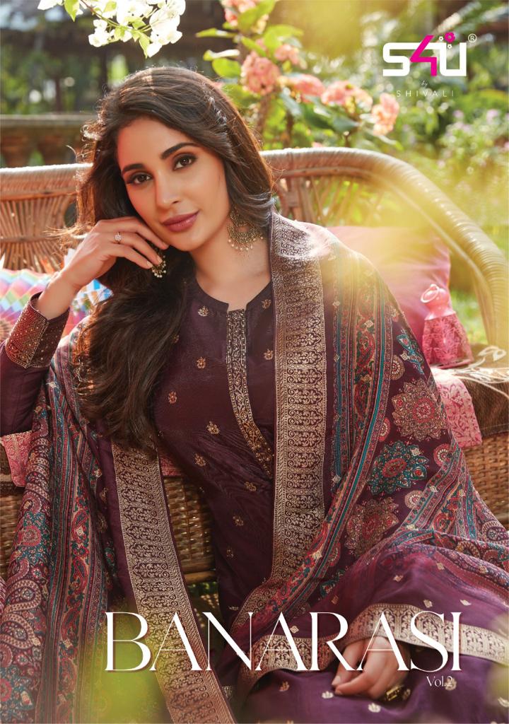 Banarasi Vol 2 By S4u Stylish Wear Collection Dealer And Exporter Surat Gujarat