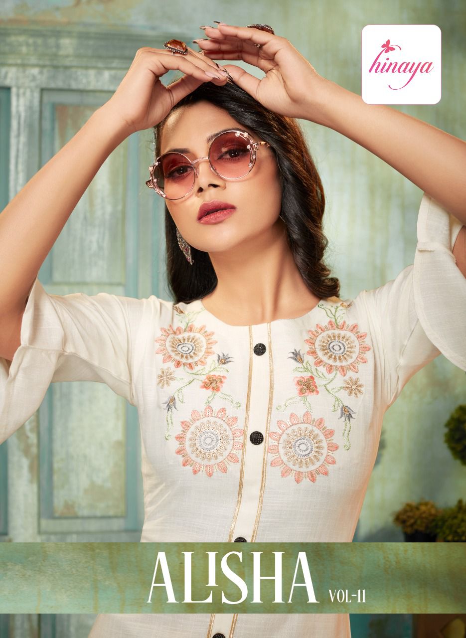 Alisha Vol 11 By Hinaya Short Top Wholesaler Supplier From Surat