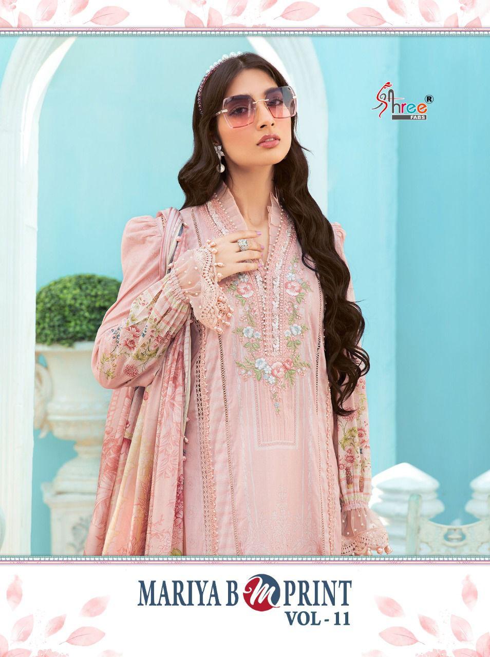Maria B M Print Vol 11 By Shree Fabs Wholesaler Supplier From Surat
