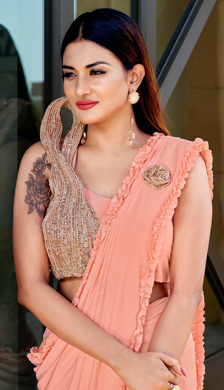 New Designer Bollywood Saree D No 10432 Readymade Single And Set Stockiest And Supplier From Surat