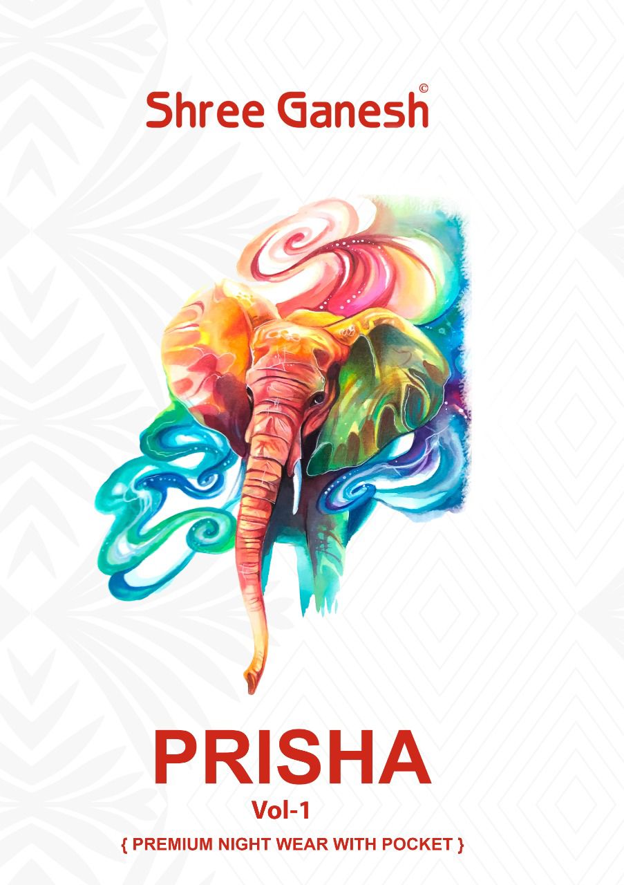 Prisha By Shree Ganesh Night Suit Wholesale Supplier Traders In Surat