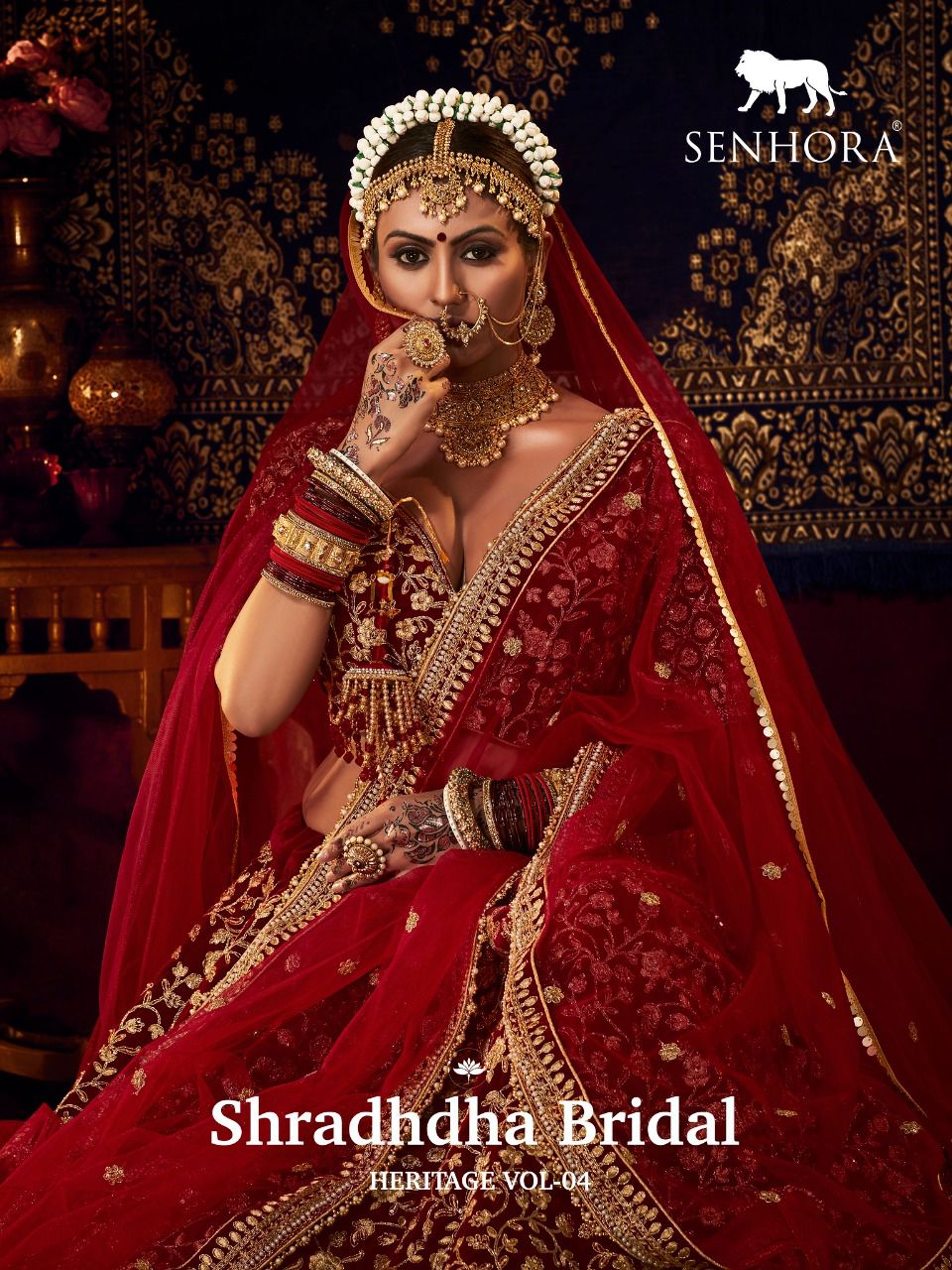 Shradhdha Bridal Heritage Vol 4 By Senhora Lehanga Choli Single And Set Stockiest And Supplier From ...