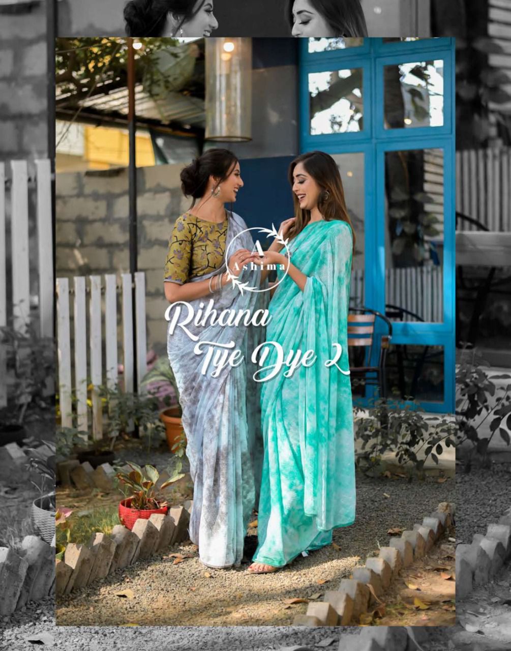 Rihana Tie Dye Vol 2 By Ashima Series 2001 To 2008 Single And Set Stockiest And Supplier From Surat