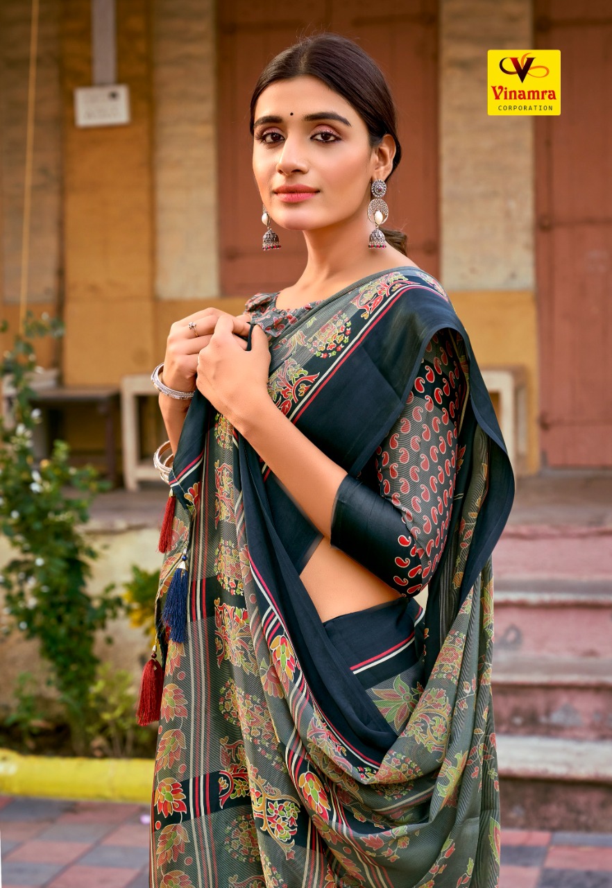 Vinamra Corporation Designer Saree Single And Set Stockiest And Supplier From Surat