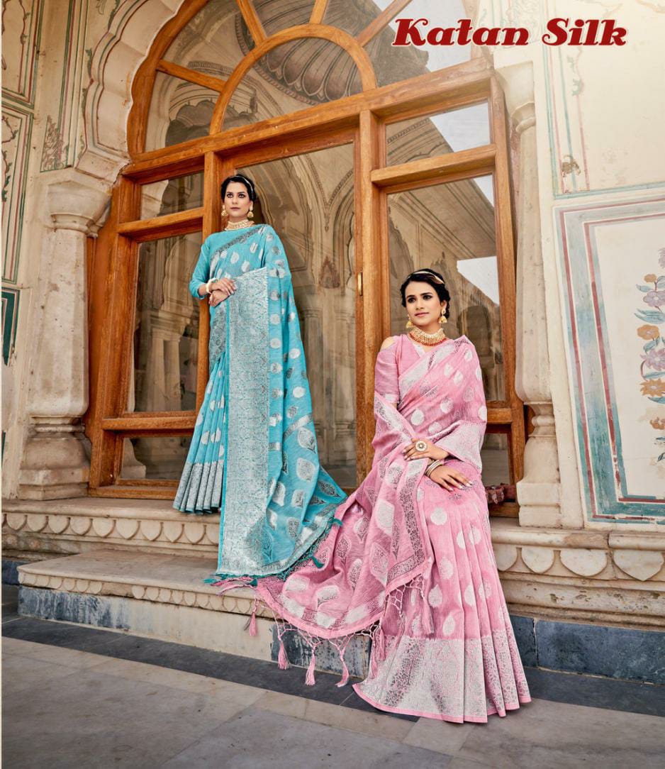 Katan Silk By Sangam Prints Single And Set Stockiest And Supplier From Surat