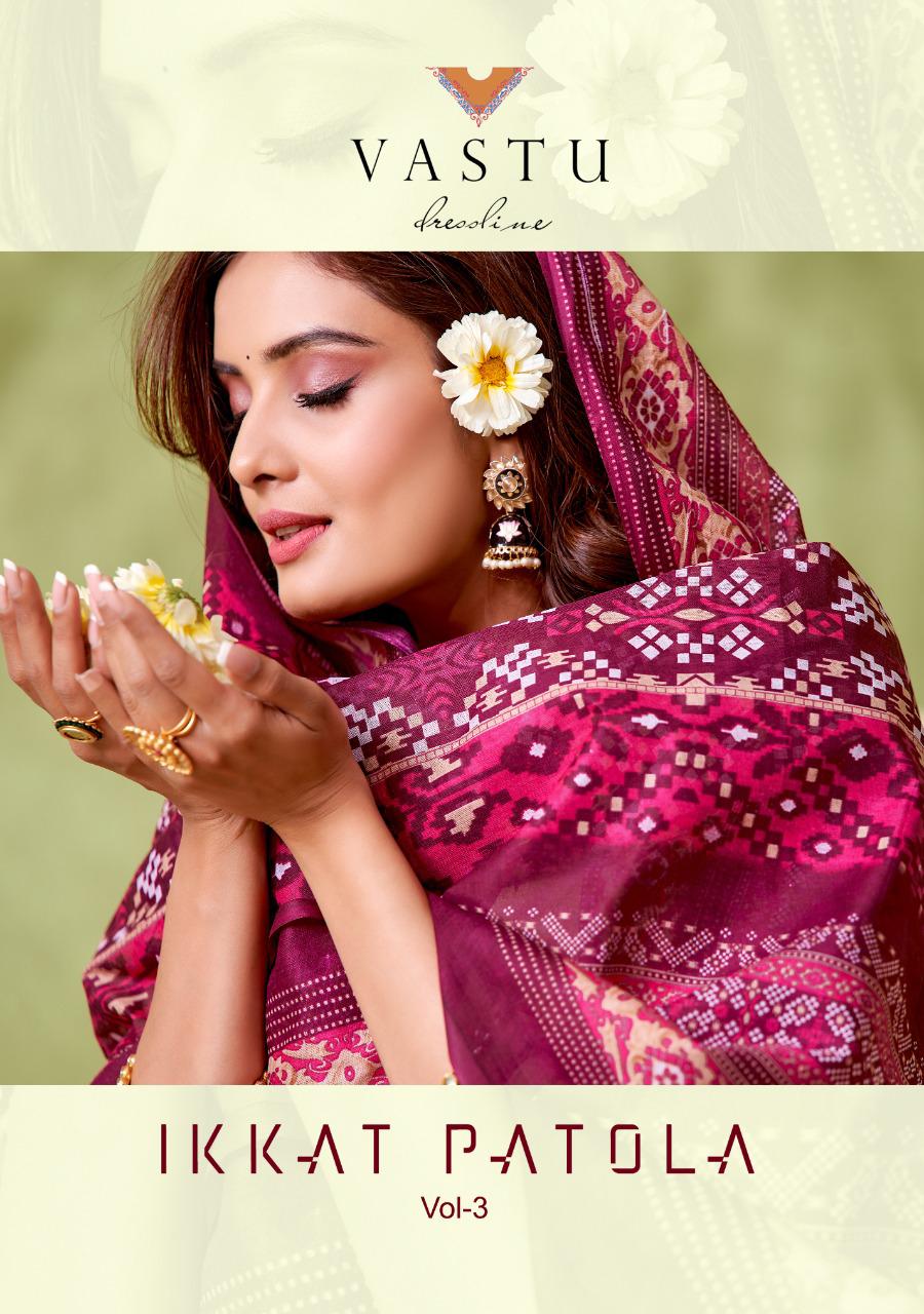 Ikaat Patola Vol 3 By Vastu Tex Wholesaler Supplier From Surat