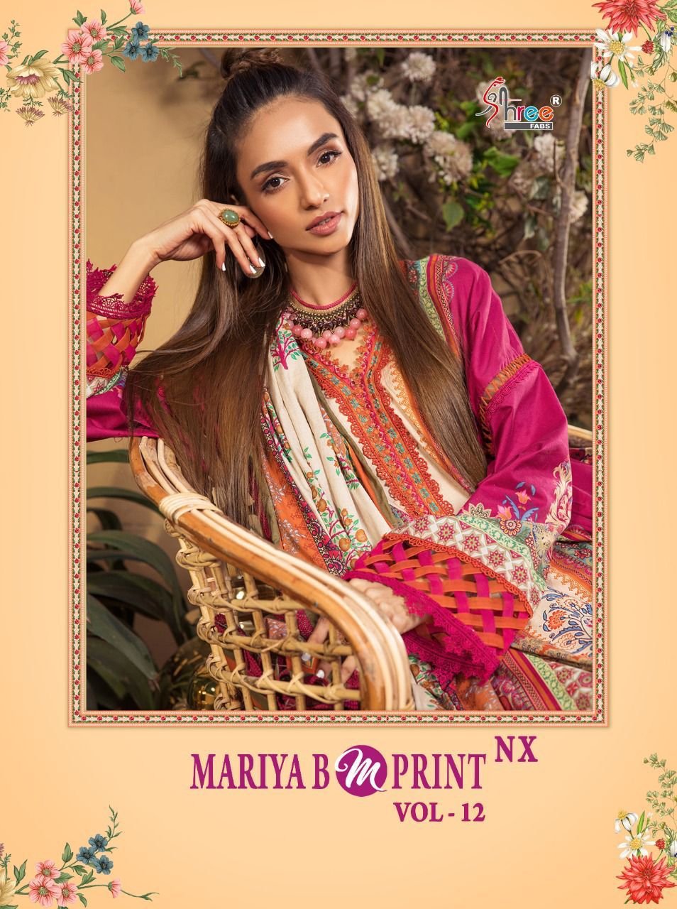 Maria B M Print Vol 12 Nx By Shree Fabs Wholesaler Supplier From Surat