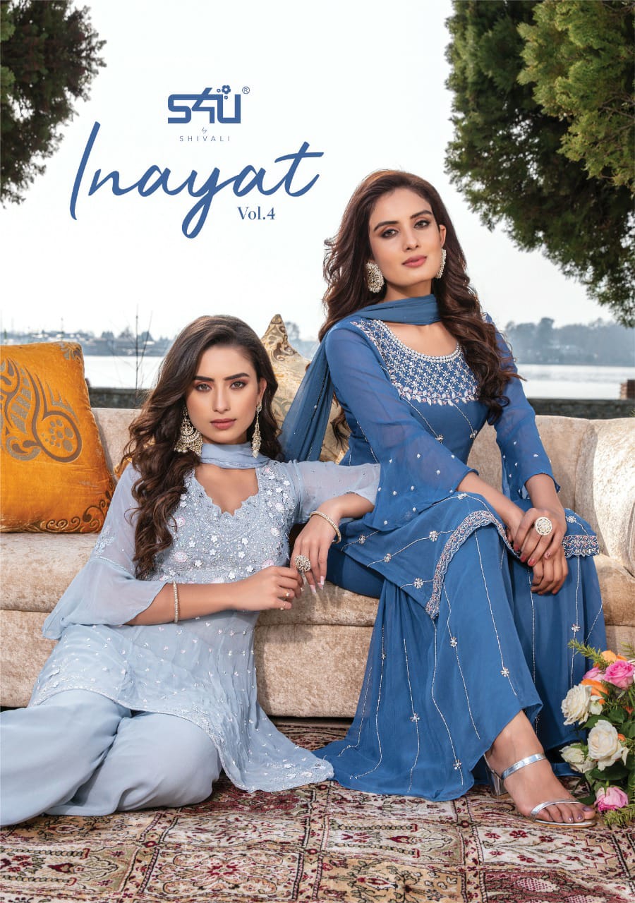 Inayat Vol 4 By S4u Stylish Wear Collection Single Available Dealer And Exporter Surat Gujarat