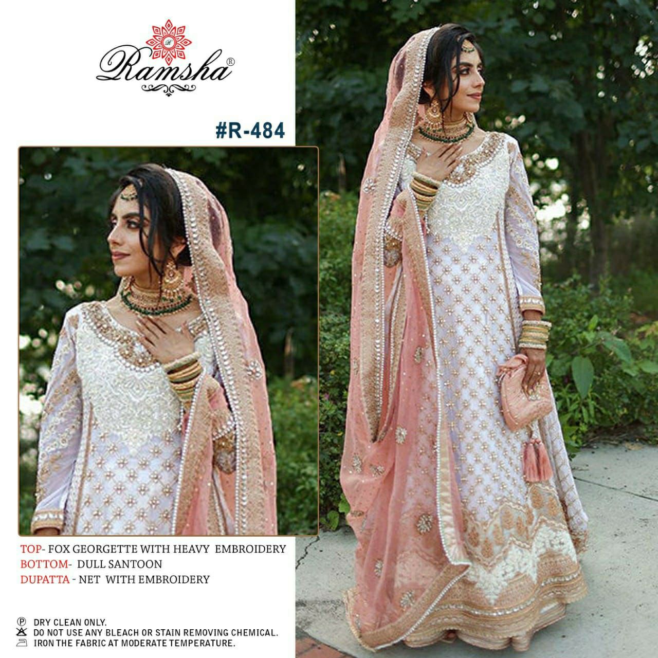 Ramsha R 484 Georgette Suit Single And Set Stockiest And Supplier From Surat