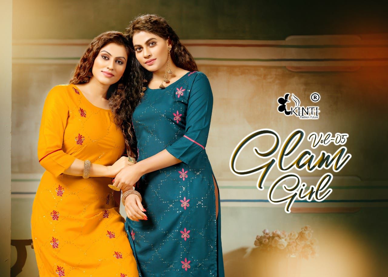 Glam Girl Vol 5 By Kinti Designer Kurti Wholesaler Supplier From Surat