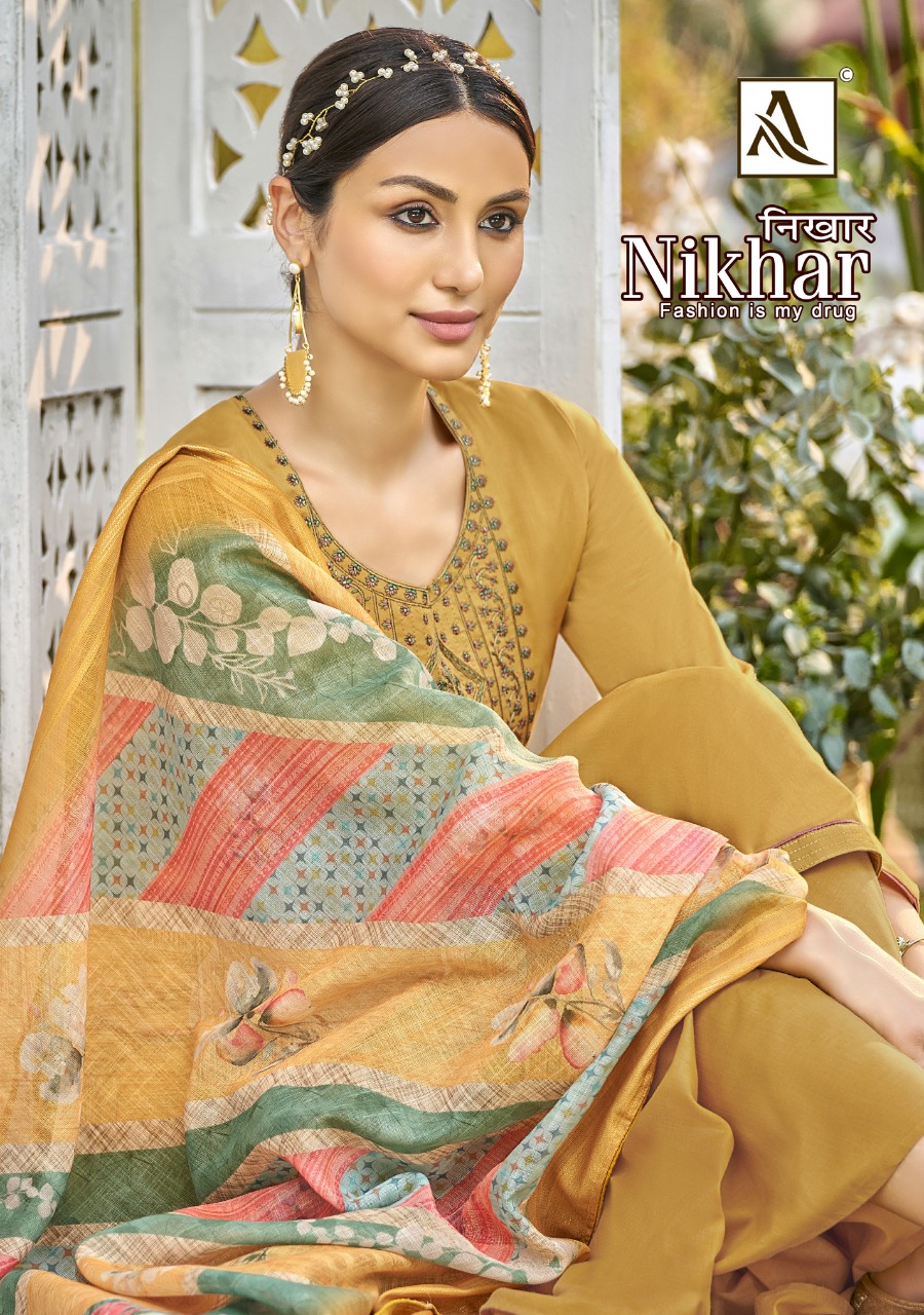 Nikhar By Alok Suit Wholesale Supplier Traders In Surat