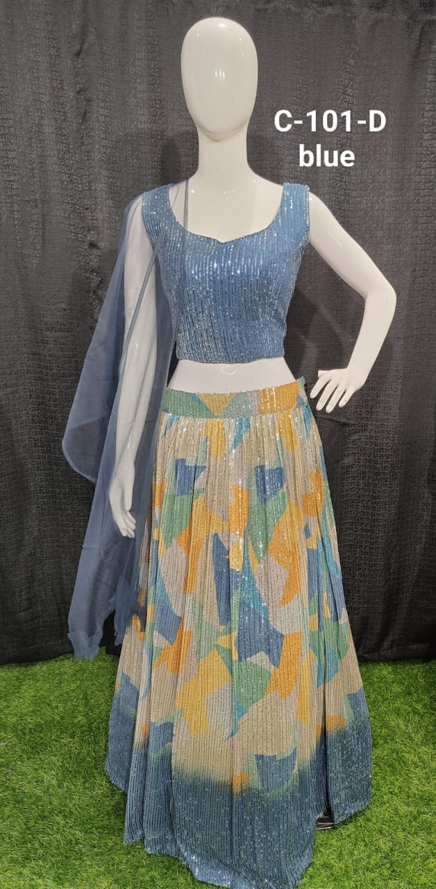 New Designer Crop Top C 101 Single And Set Stockiest And Supplier From Surat