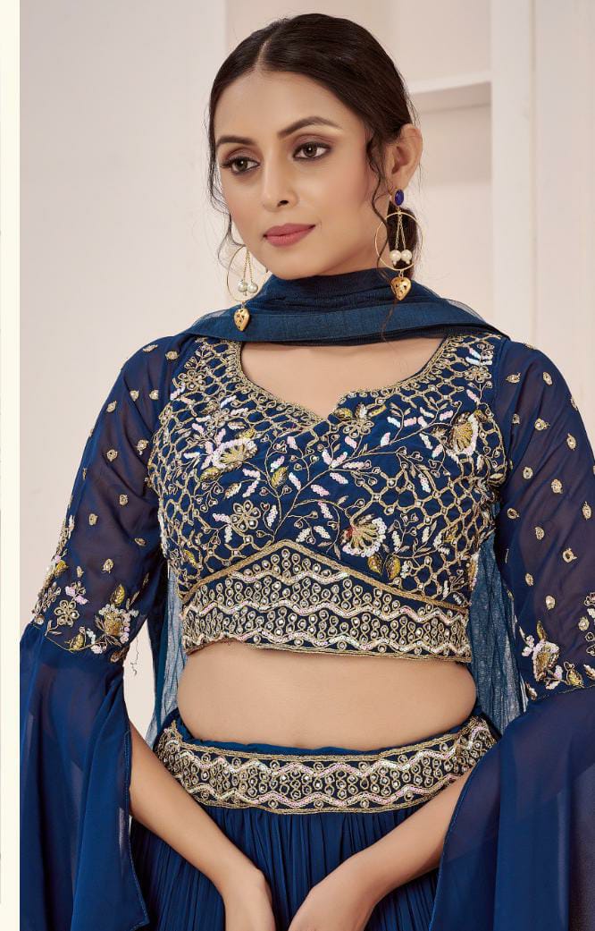 Party Wear Crop Top C 307 Single And Set Stockiest And Supplier From Surat