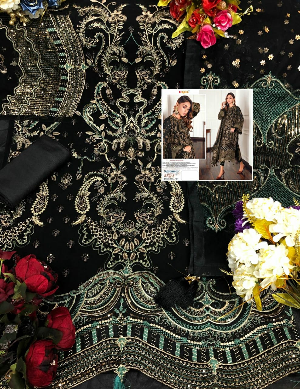 Rosemeen Brq Vol 3 By Fepic Suit Single And Set Stockiest And Supplier From Surat