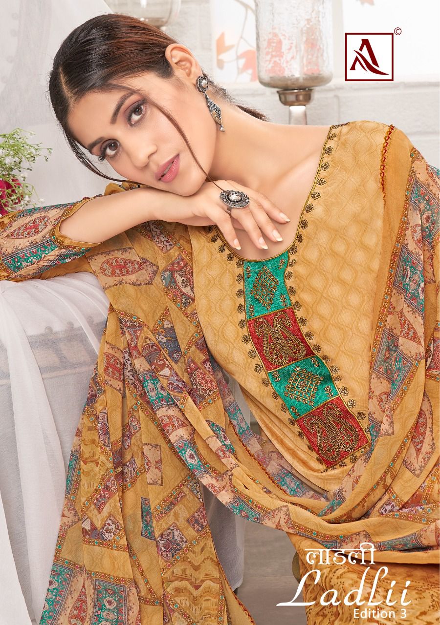 Ladli Vol 3 By Alok Suit Wholesale Supplier Traders In Surat