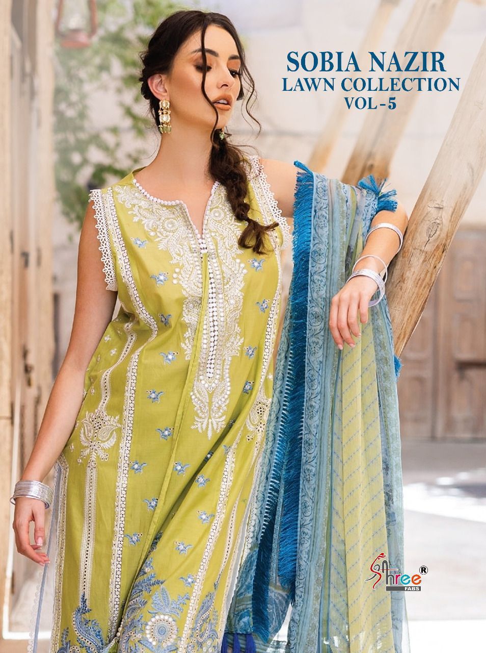 Sobiya Nazir Lawn Collection Vol 5 Shree Fabs Wholesaler Supplier From Surat