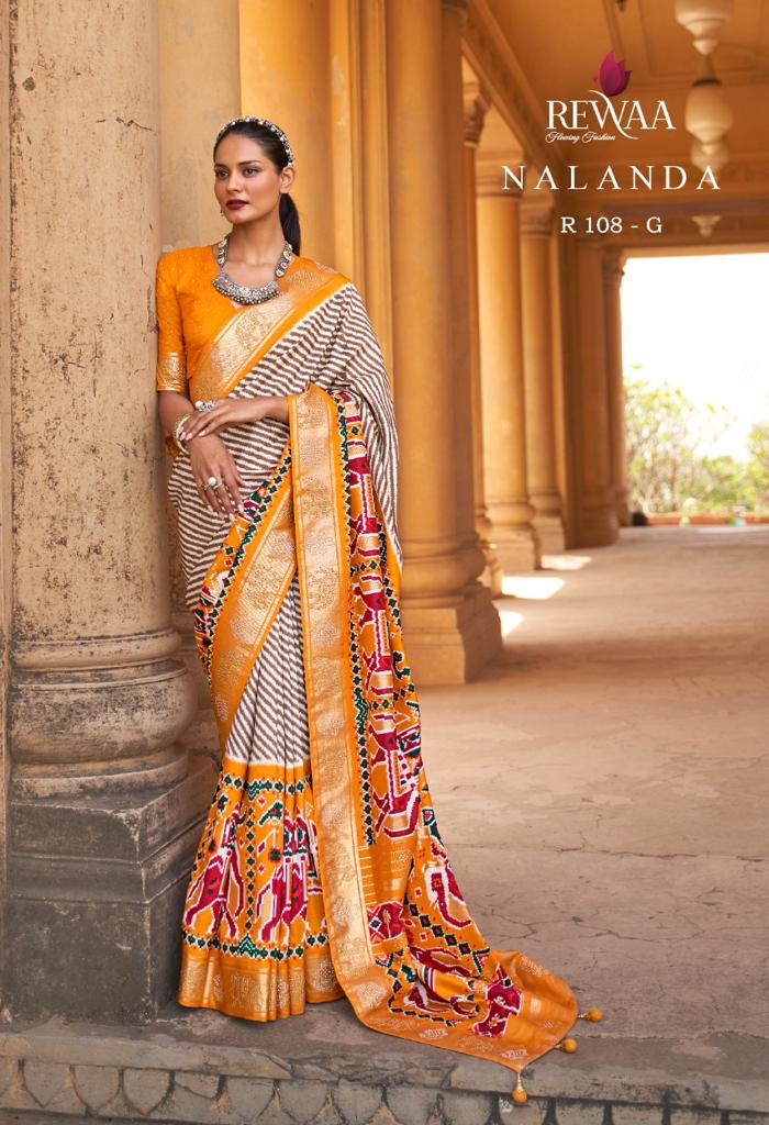 Nalanda By Rewaa Silk Saree Single And Set Stockiest Wholesaler Supplier From Surat