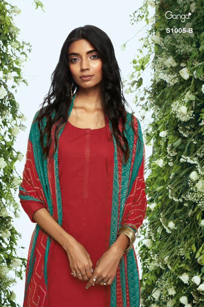 Ruha 1005 By Ganga Designer Suits Wholesale Suppliers And Dealer From India