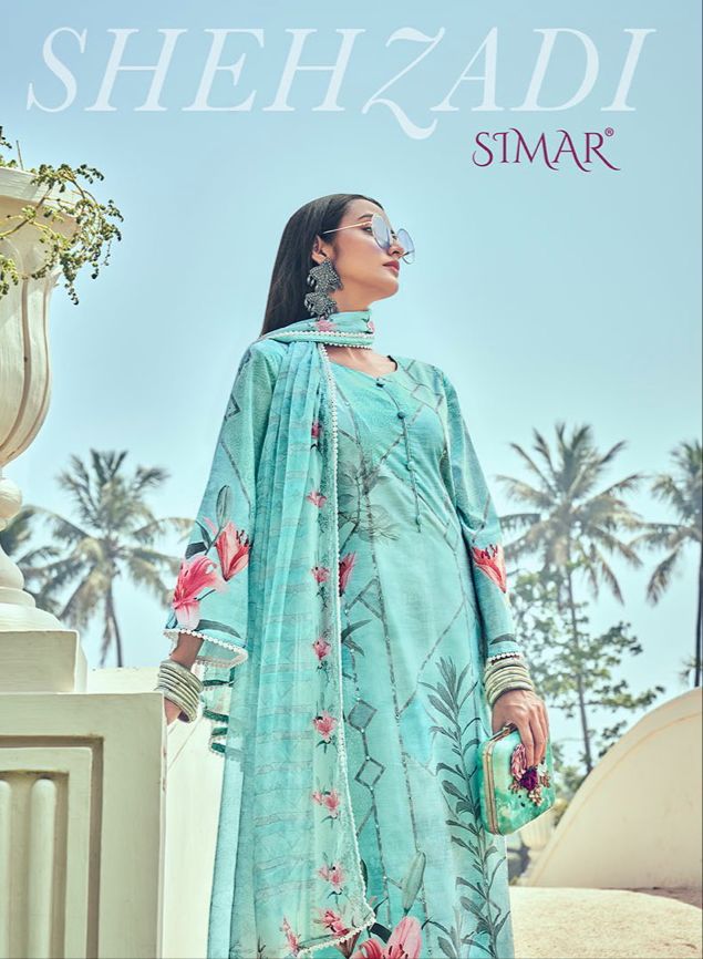 Shehzadi By Simar By Glossy Cotton Suit Wholesale Supplier Traders In Surat