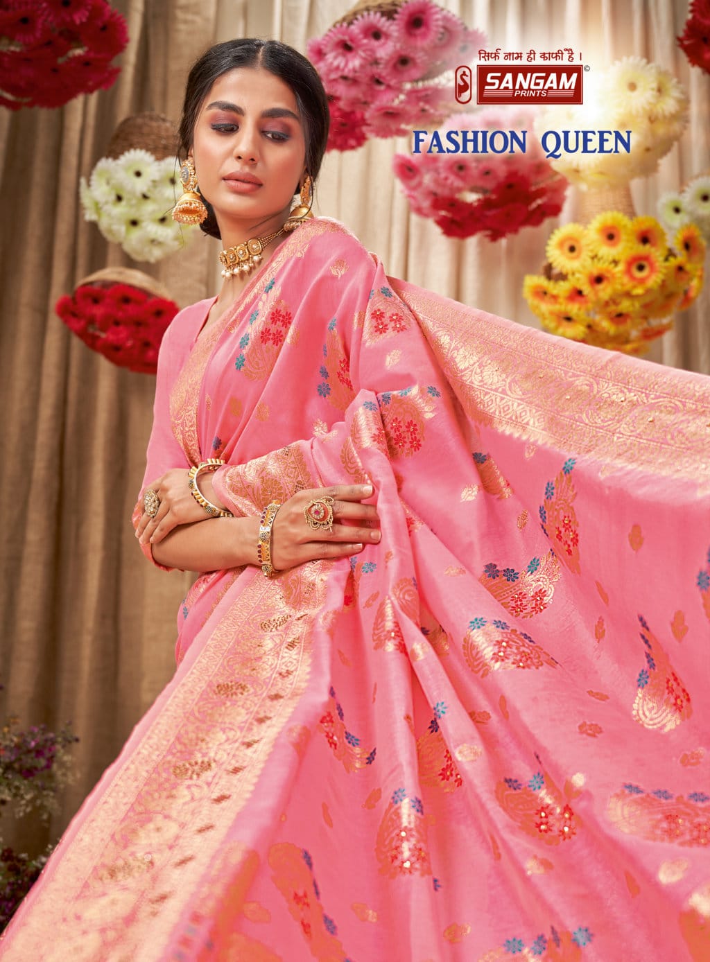 Fashion Queen By Sangam Prints Single And Set Stockiest And Supplier From Surat