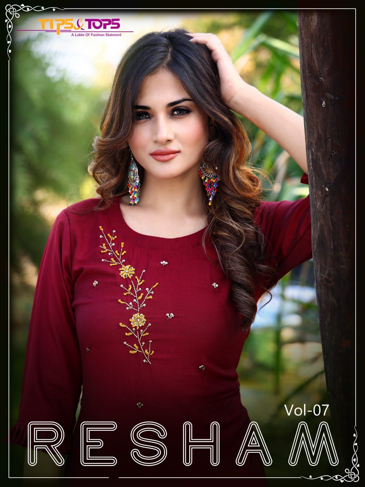 Resham Vol 7 By Tips Tops Designer Kurti Wholesaler Supplier From Sura