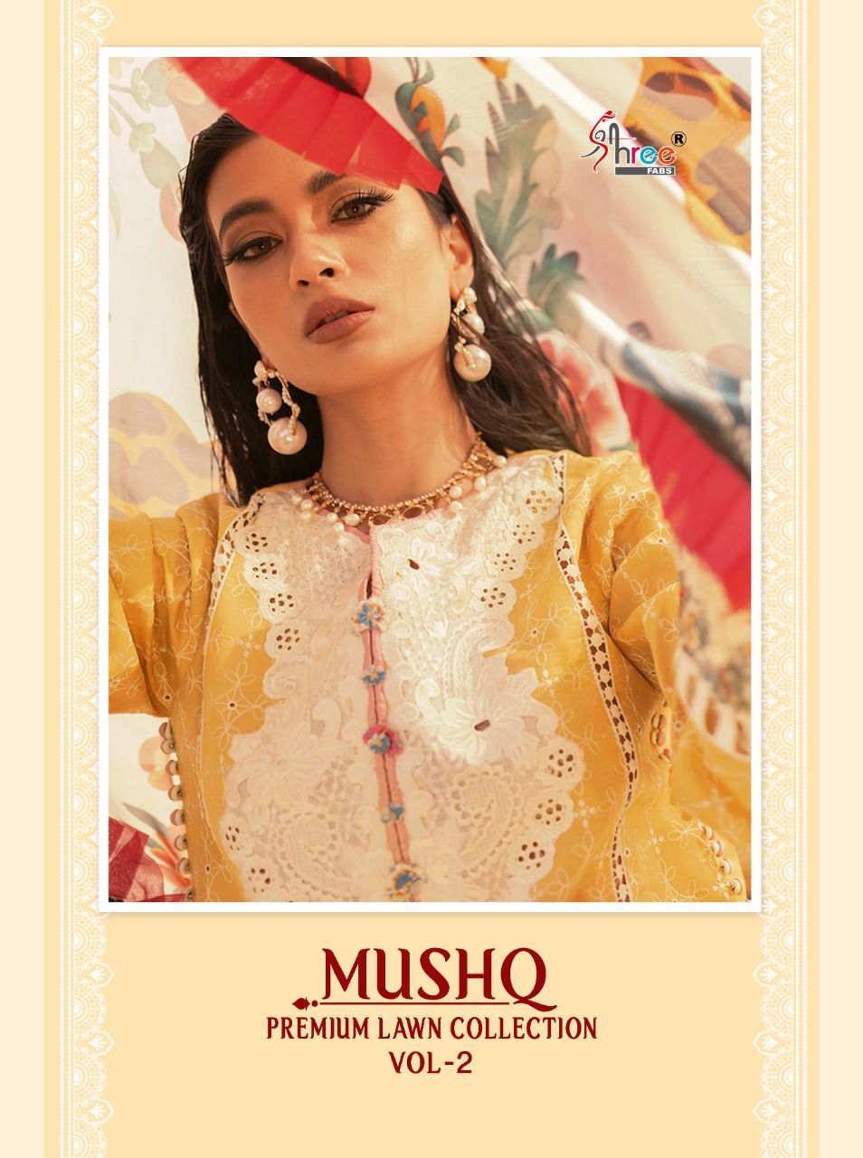 Mushq Premium Lawn Collection Vol 2 By Shree Fabs Wholesaler Supplier From Surat