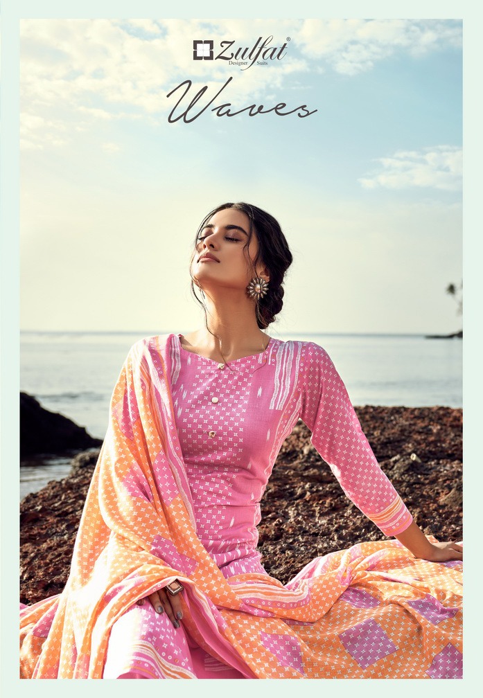 Waves By Zulfat Designer Suits Wholesale Suppliers And Dealer From India