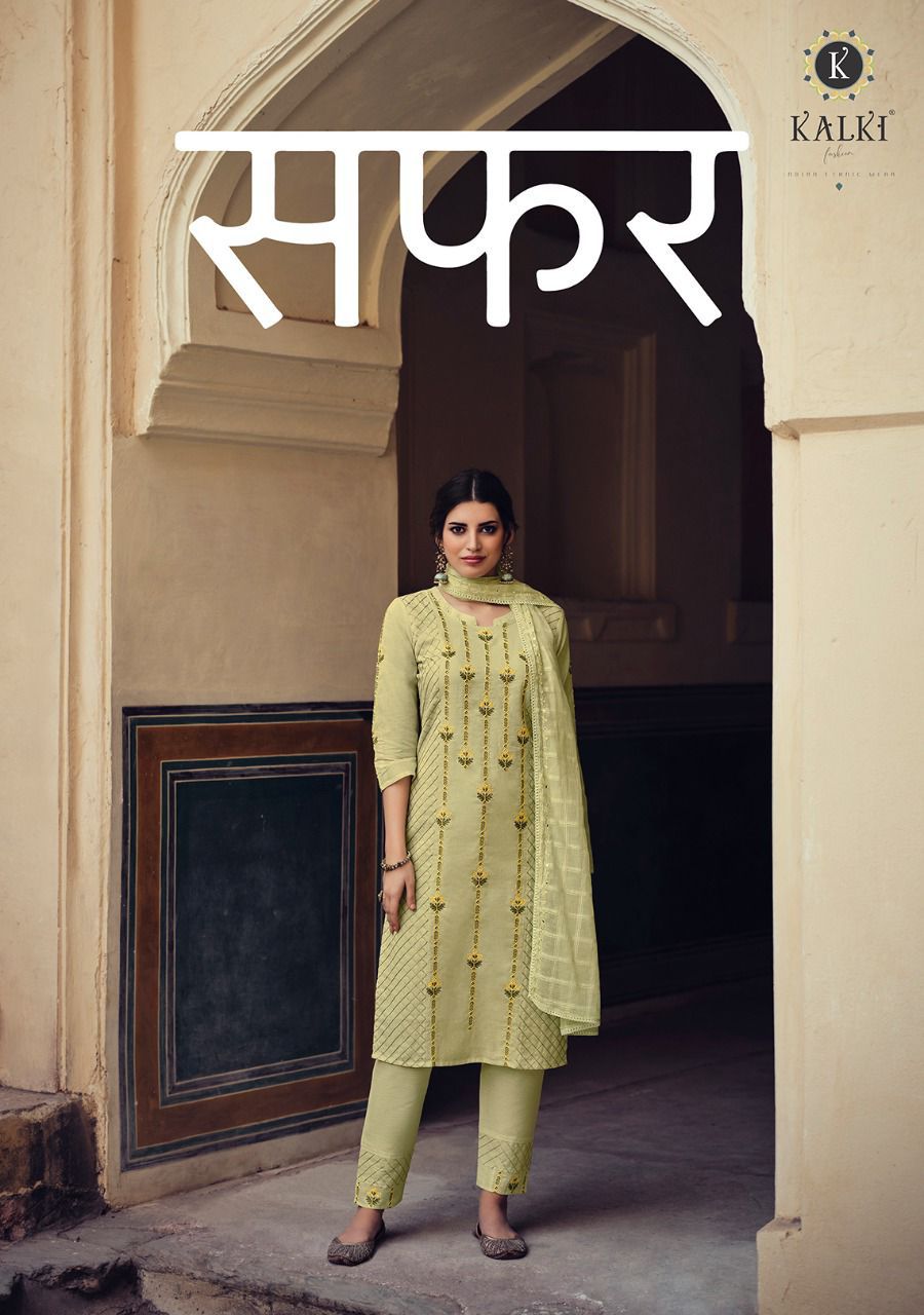 Safar By Kalki Fashion Designer Top Bottom With Dupatta Wholesaler Supplier From Surat