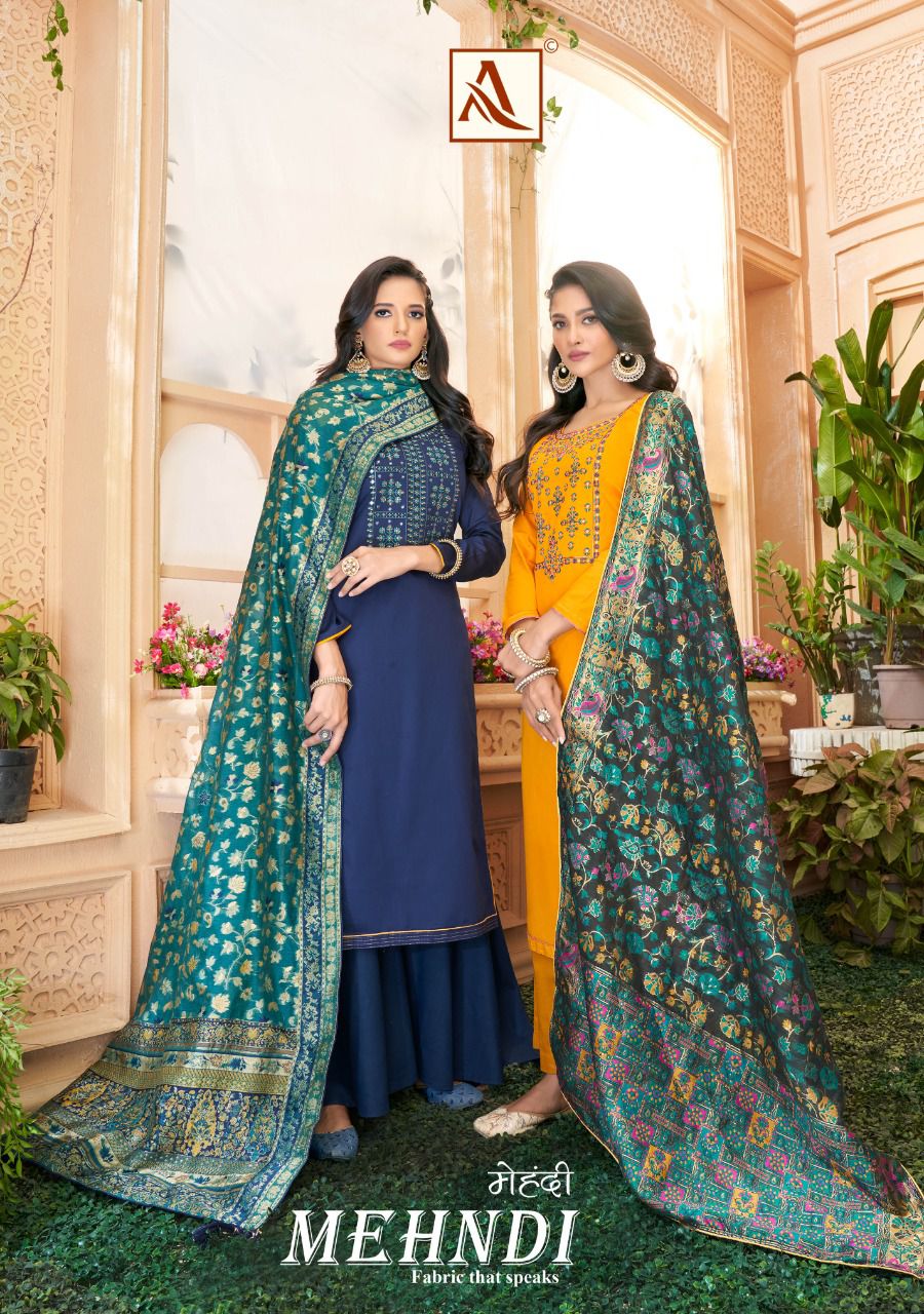 Mehndi By Alok Suit Cotton Suit Dealer And Exporter Surat Gujarat