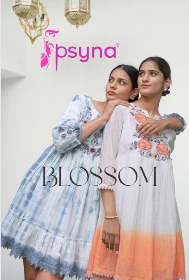 Blossom By Psyna Short Kurti Stylish Wear Collection Dealer And Exporter Surat Gujarat