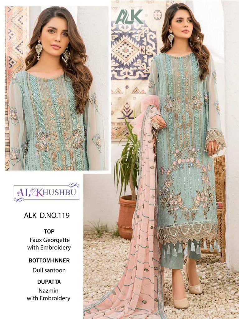 Alk D No 119 By Al Khushbu Single And Set Stockiest And Supplier From Surat