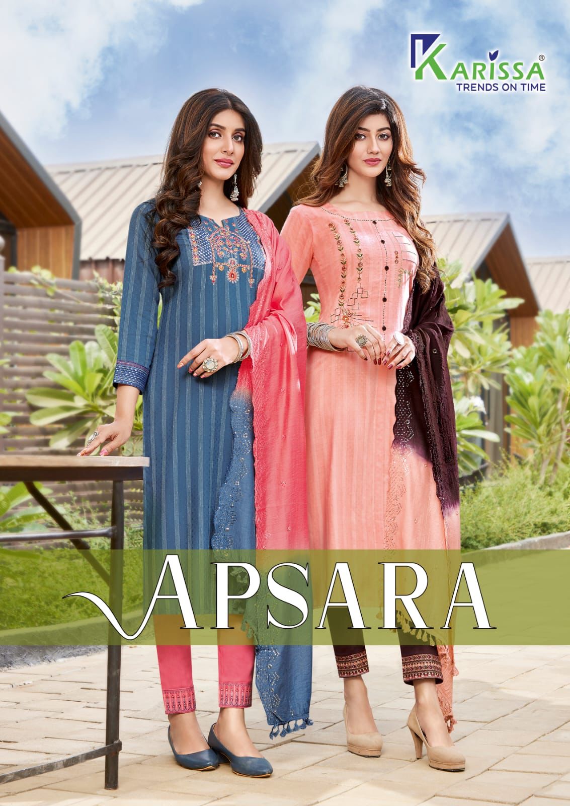 Apsara By Karissa Top Bottom With Dupatta Dealer And Exporter Surat Gujarat