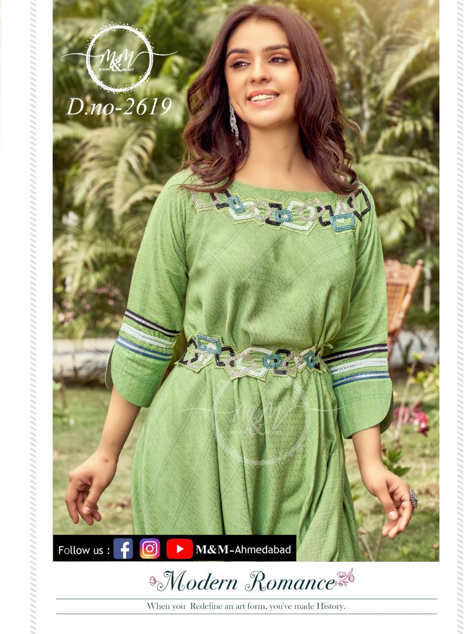 M And M New Launch Designer Top With Pant Single Available Wholesaler Surat