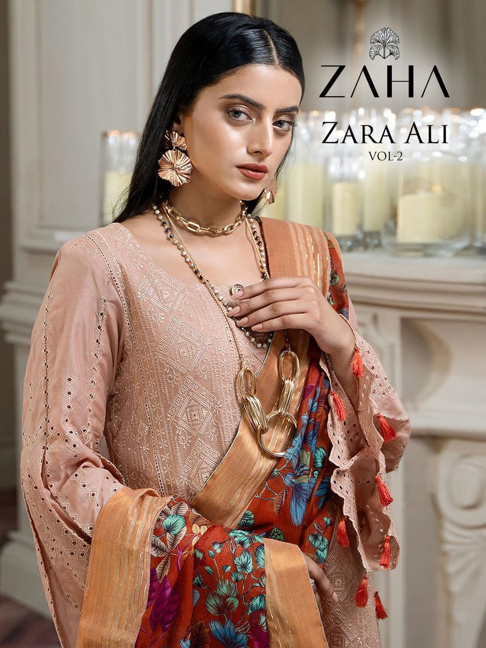Zara Ali Vol 2 By Zaha Designer Pakistani Suit Single Available Wholesaler Surat