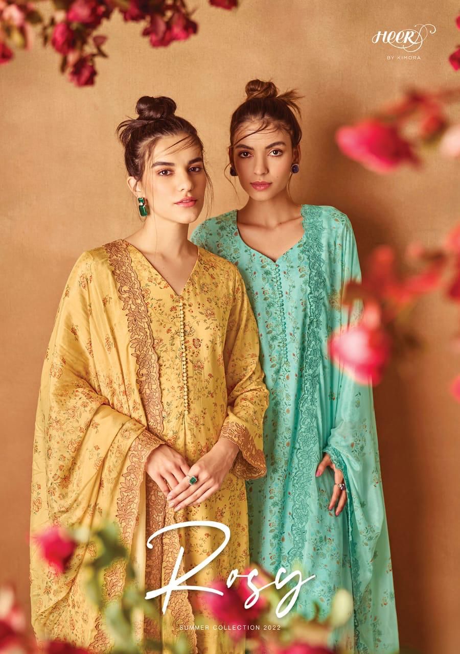 Rosy By Heer By Kimora Fashion Cotton Suit Manufacturer Traders And Dealer From India
