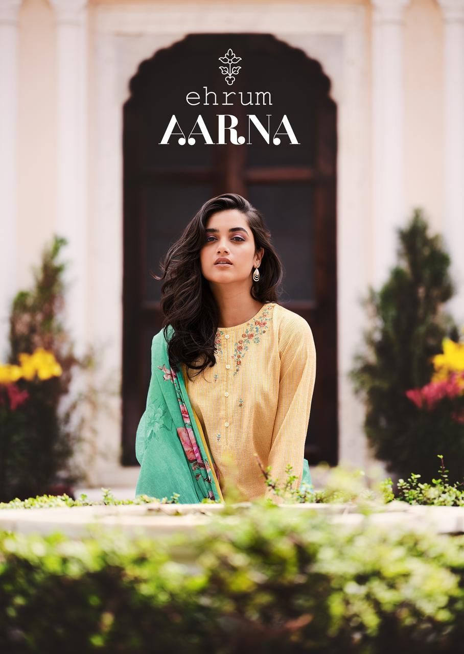 Aarna By Varsha Ehrum Designer Cotton Suit Wholesale Supplier Traders In Surat