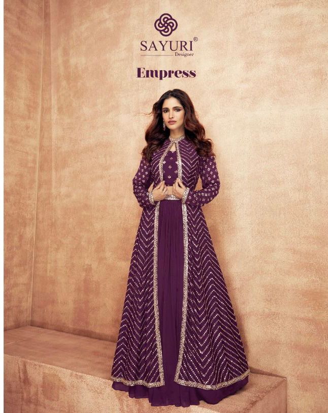 Empress By Sayuri Designer Georgette Suit Wholesale Supplier Traders In Surat