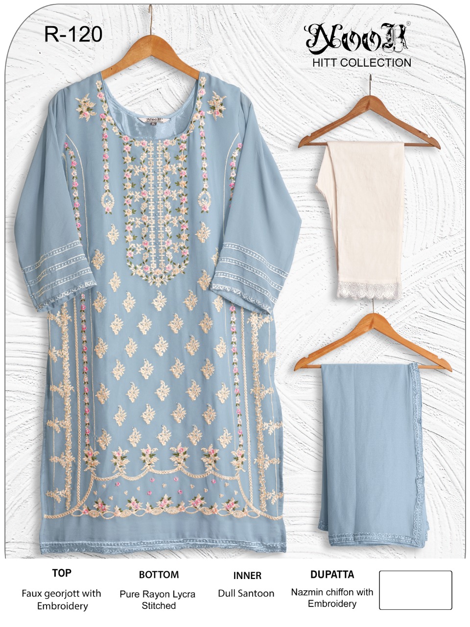 Noor Designer Collection Kurti Bottom With Dupatta Wholesaler Supplier From Surat