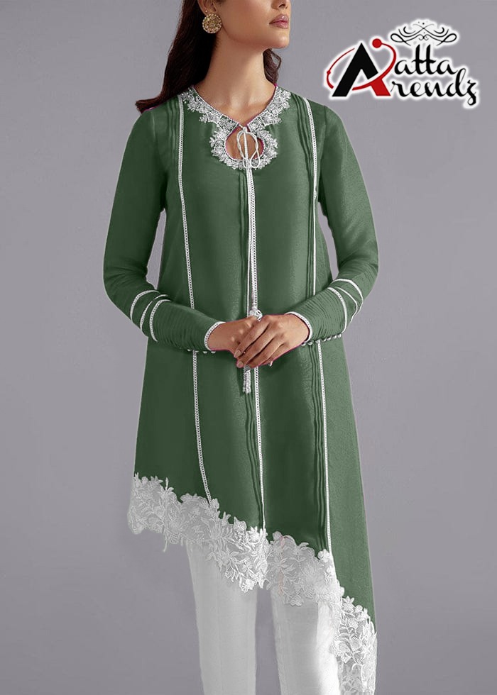 Atta Trendz D No 2714 Top Bottom With Dupatta Single Available Pakistani Collection Wholesaler Surat