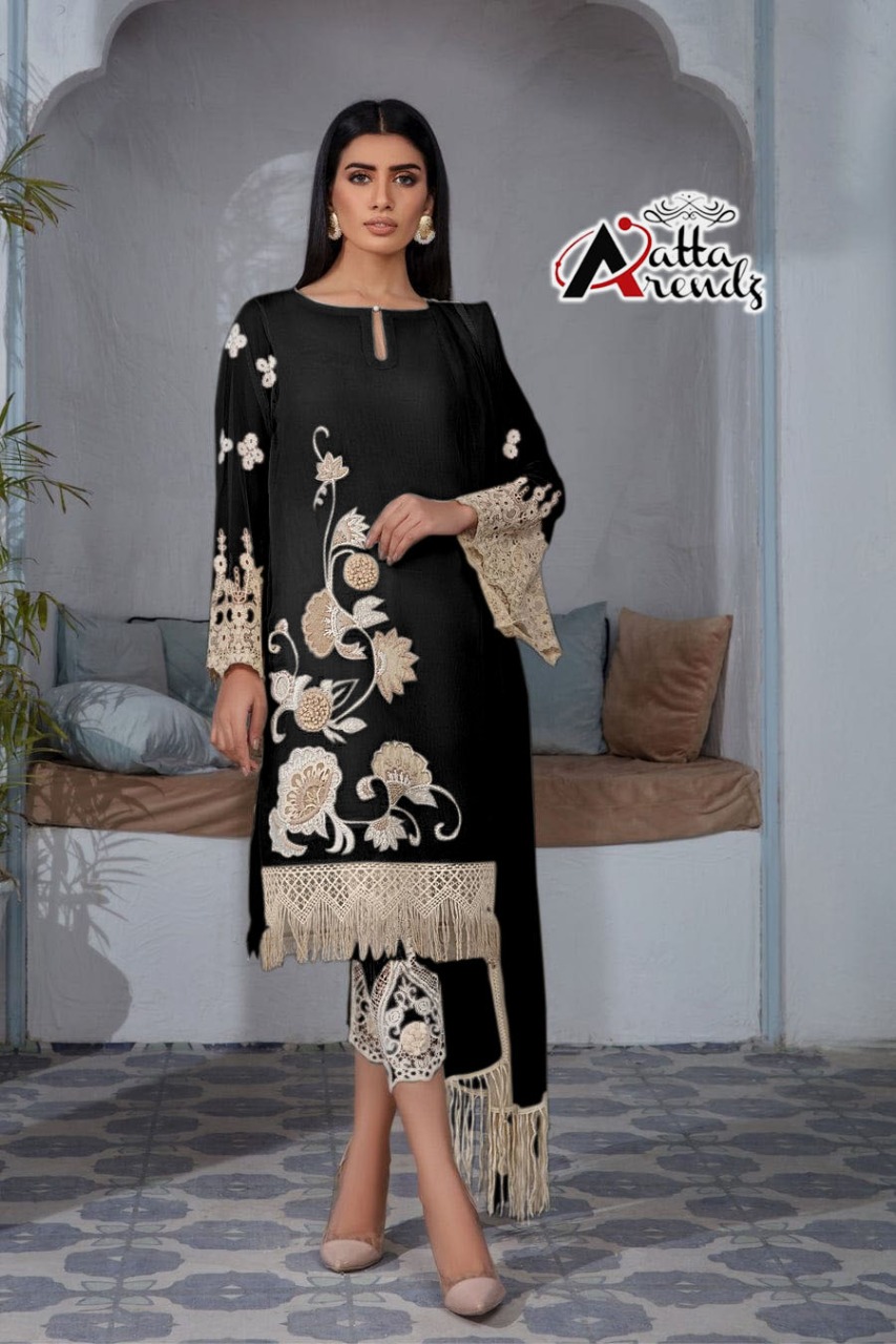 Atta Trendz D No 2711 Top Bottom With Dupatta Wholesaler Supplier From Surat