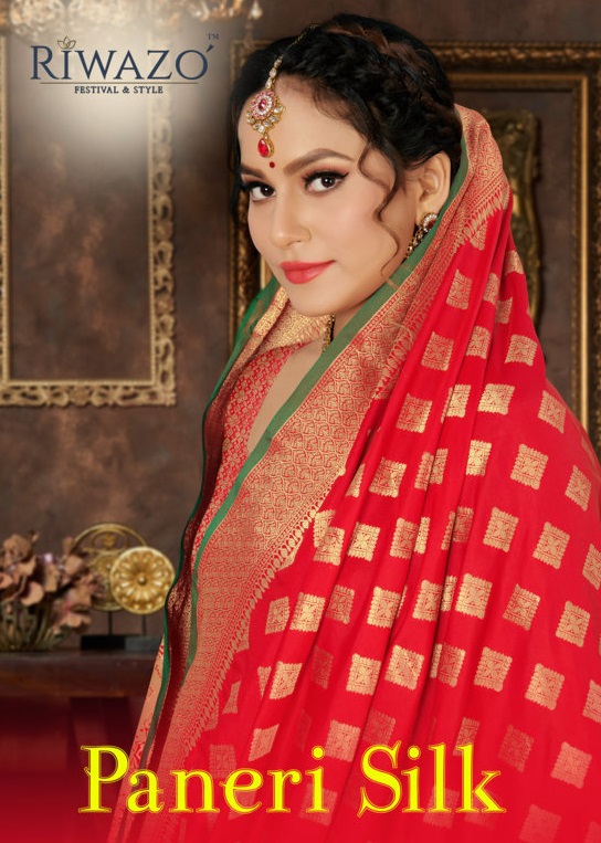 Paneri Silk By Riwazo Banarasi Silk Saree Single And Set Stockiest And Supplier From Surat
