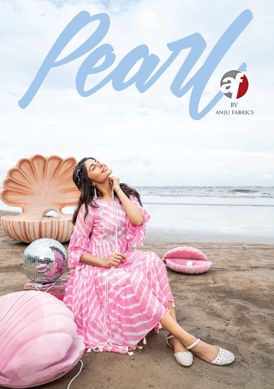 Pearl By Anju Fabrics Designer Stylish Wear Collection Dealer And Exporter Surat Gujarat