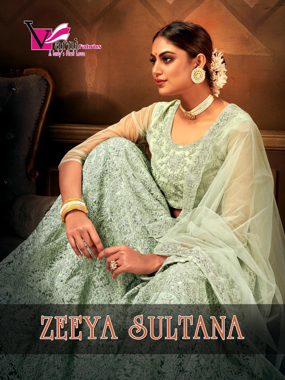 Zeeya Sultana By Varni Fabrics Designer Lehenga Choli Single Available Wholesaler Surat Gujarat