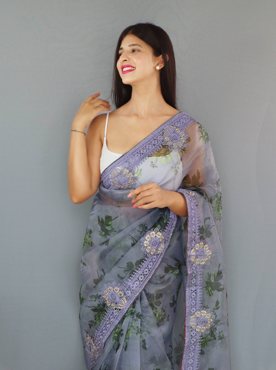 Man Mohini By Vtg Embroidery Work And Digital Print Saree Single And Set All Avilable Dealers Surat