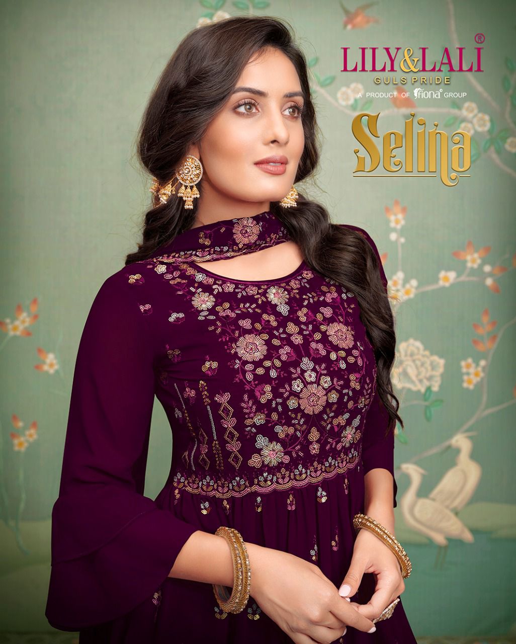 Selina By Lily And Lali Garara Style Top Bottom With Dupatta Wholesaler Supplier From Surat