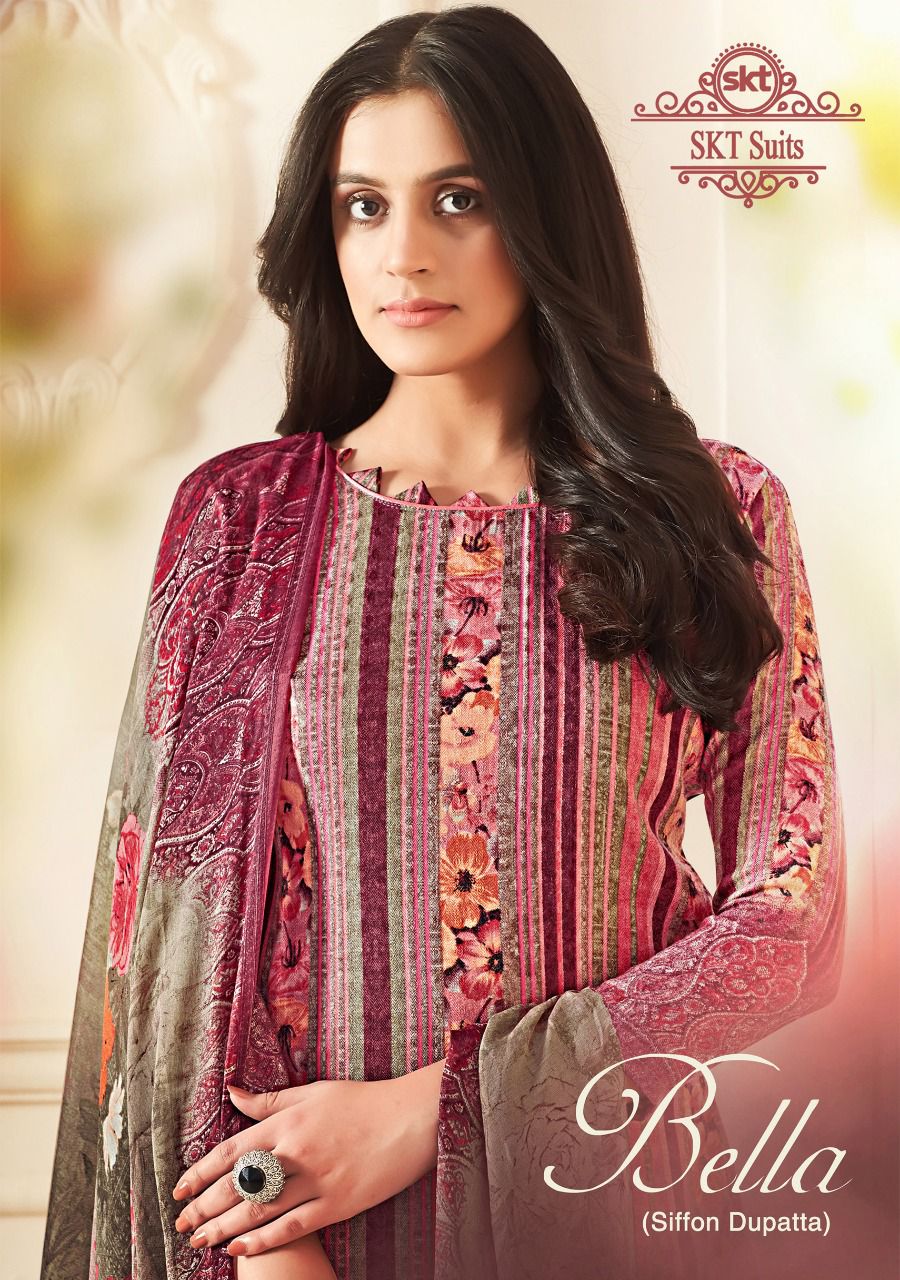 Bella By Skt Suits Designer Pashmina Suit Wholesale Supplier Traders In Surat
