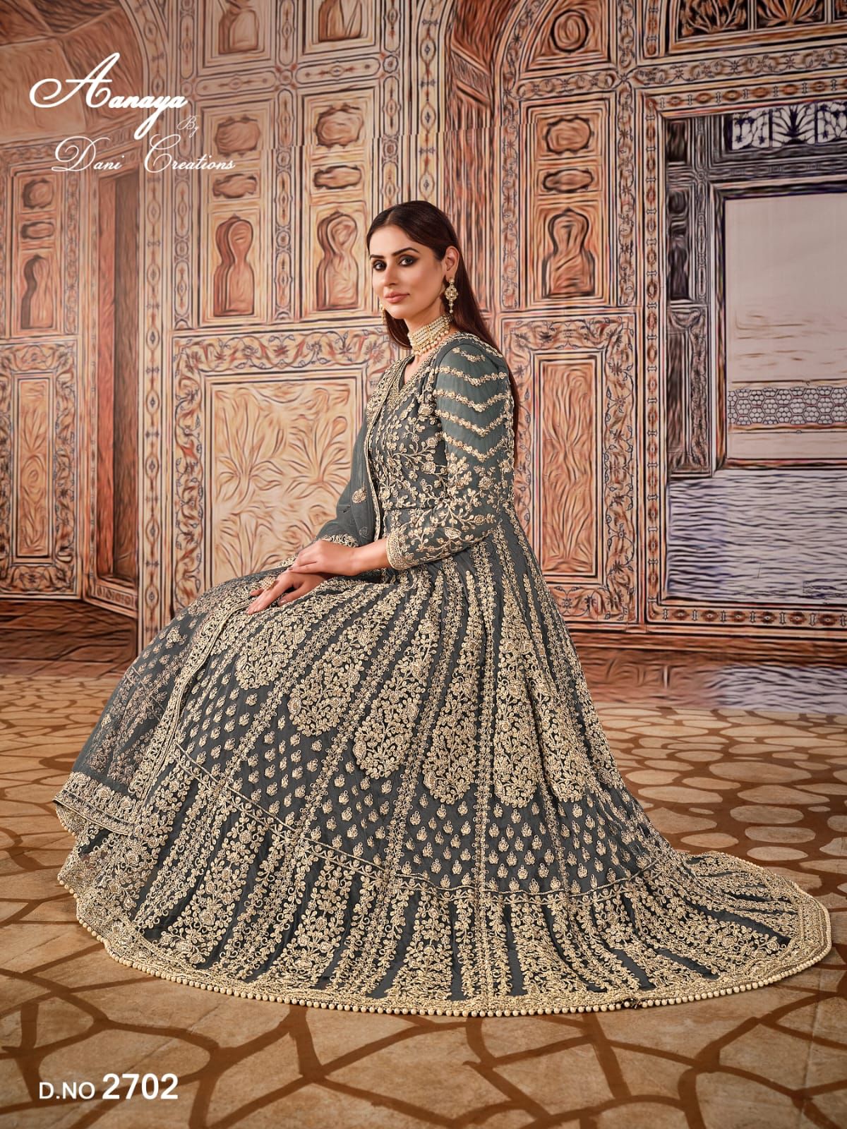 Aanaya 2700 Series Vol 127 By Dani Creation Designer Net Suit Single And Set Stockiest And Supplier ...