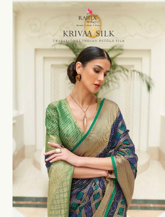 Krivaa Silk Series 268001 To 268006 By Rajtex Traditional Indian Patola Silk Saree Single And Set St...