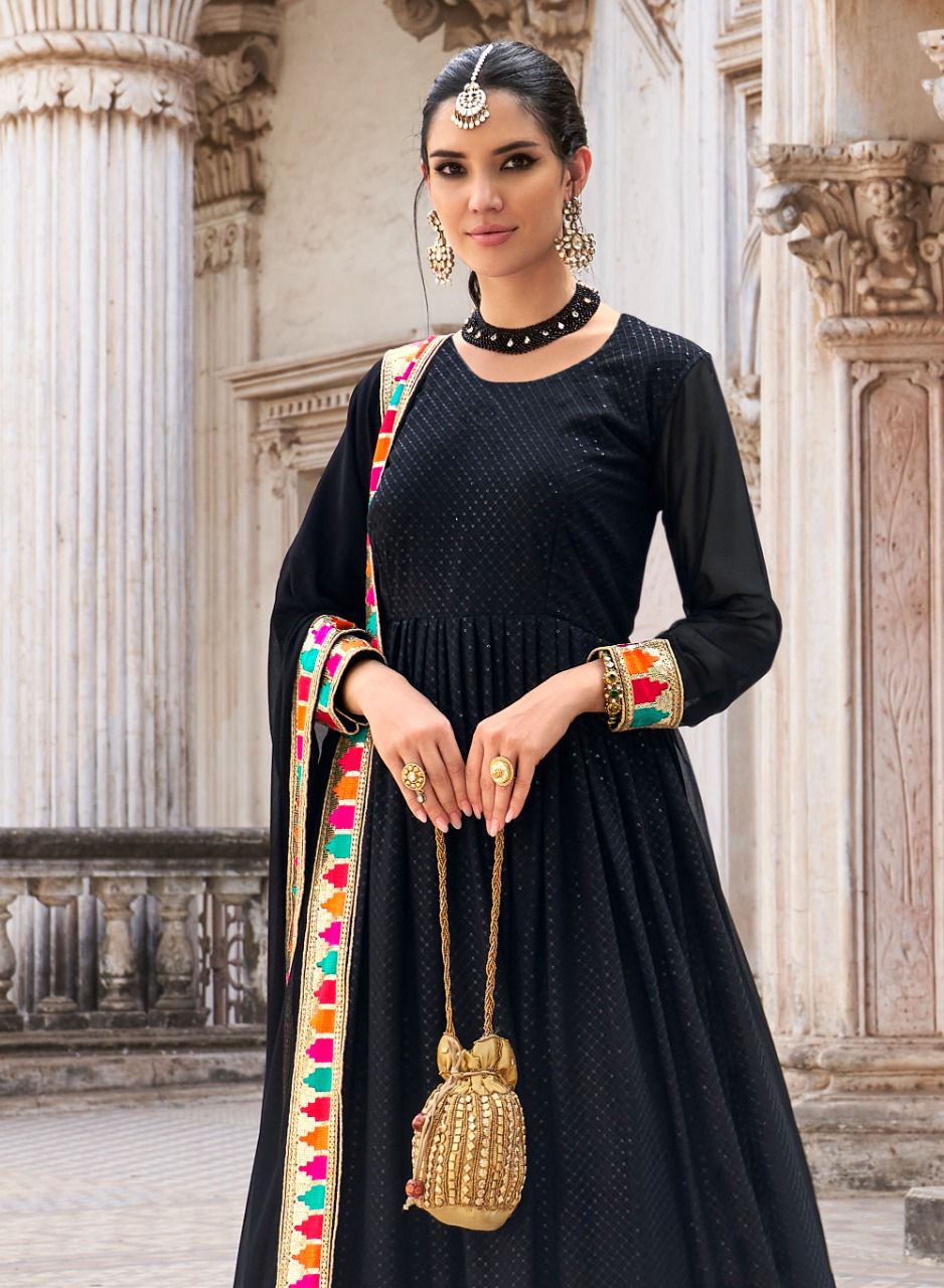 Chamar Vol 41 2056-colors By Senhora Dresses Designer Georgette Suit Single Available Wholesaler Sur...